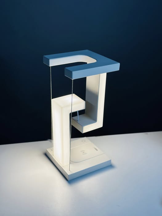 Anti-Gravity LED Desk Lamp with Wireless Charger - Image 3