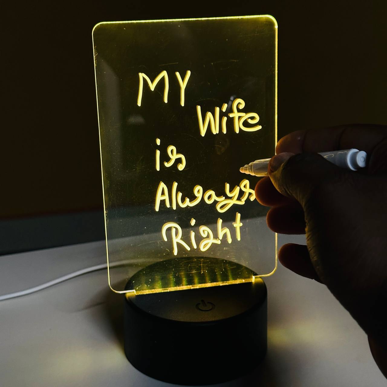 GearUP Multicolor Writable Night Lamp